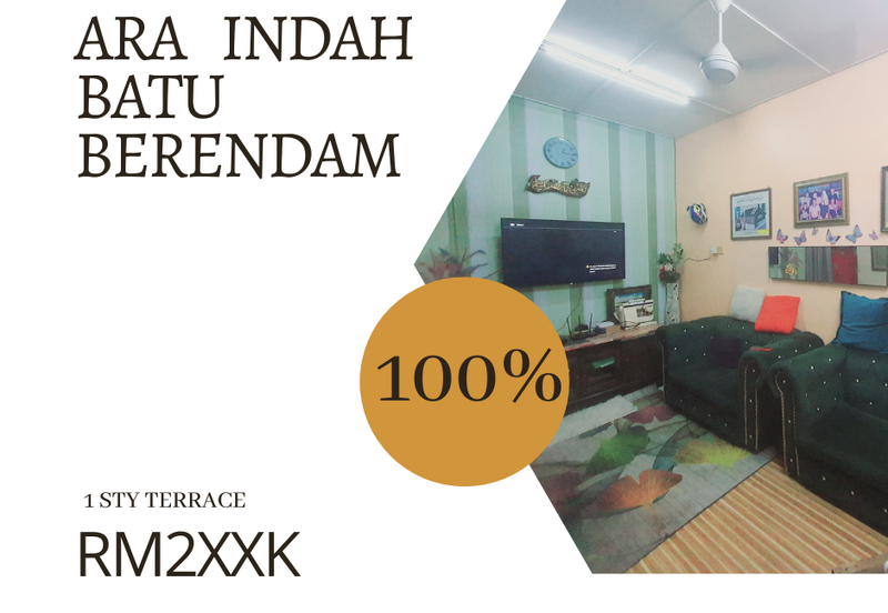 100% Full Loan Freehold 1 Sty Teres Ara Indah Infineon Batu Berendam