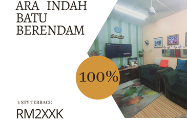 100% Full Loan Freehold 1 Sty Teres Ara Indah Infineon Batu Berendam