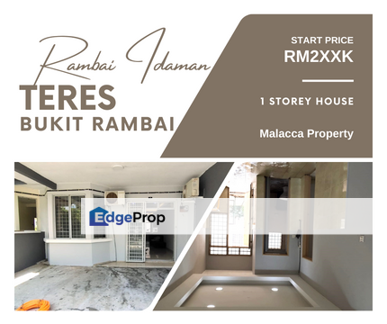 Good Price House 1 Sty Terrace Bukit Rambai Idaman Tanjong Minyak, Melaka, Melaka Tengah