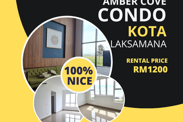 Brand New Facility Swimming Pool Amber Cove Residence Kota Laksamana