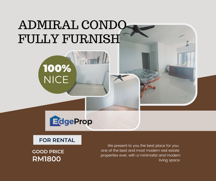 Corner Lot Nice Fully Furnish Admiral Residence Kota Laksamana, Melaka, Melaka Tengah