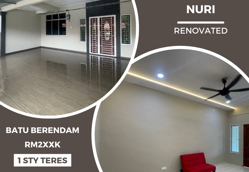 Whole House Fully Renovated 1 Sty Terrace Angkasa Nuri Batu Berendam