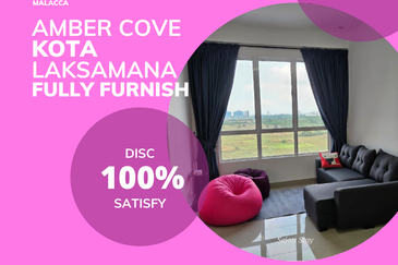Nice Fully Furnish Brand New Condo Amber Cove Kota Laksamana