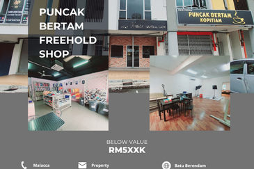 Good Lower Price Freehold 2 Sty Shop Puncak Bertam Batu Berendam