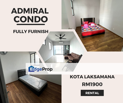 Corner Lot Fully Furnish 4 Bedroom Admiral Residence Kota Laksamana, Melaka, Melaka Raya