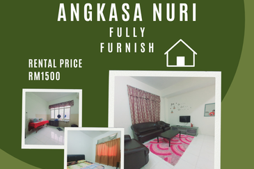 Fully Furnish 2 Sty Teres Angkasa Nuri CTRM Batu Berendam Infineon