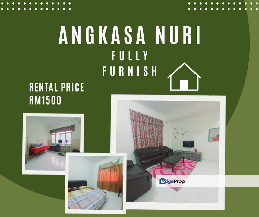 Fully Furnish 2 Sty Teres Angkasa Nuri CTRM Batu Berendam Infineon, Melaka, Batu Berendam
