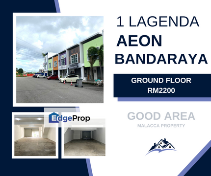 Ground Floor Shop Good Area One Lagenda Peringgit Jaya Aeon Bandaraya, Melaka, Melaka Tengah