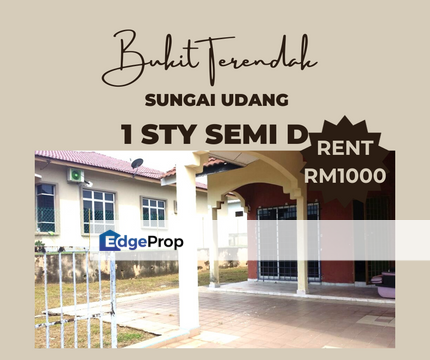 1 Sty Semi D House Bukit Terendak Sungai Udang, Melaka, Melaka Tengah