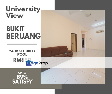 24hr Security Swimming Pool Bukit Beruang Bestari UV University View MMU, Melaka, Bukit Beruang