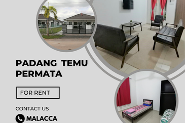 Nice Fully Furnish Single Sty Semi D Padang Temu Permata Ujong Pasir