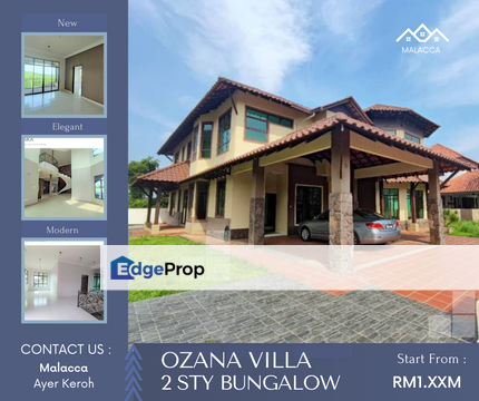 Below Value 24hr Security Renovated 2 Sty Bungalow Ozana Villa Ayer Keroh, Melaka, Ayer Keroh