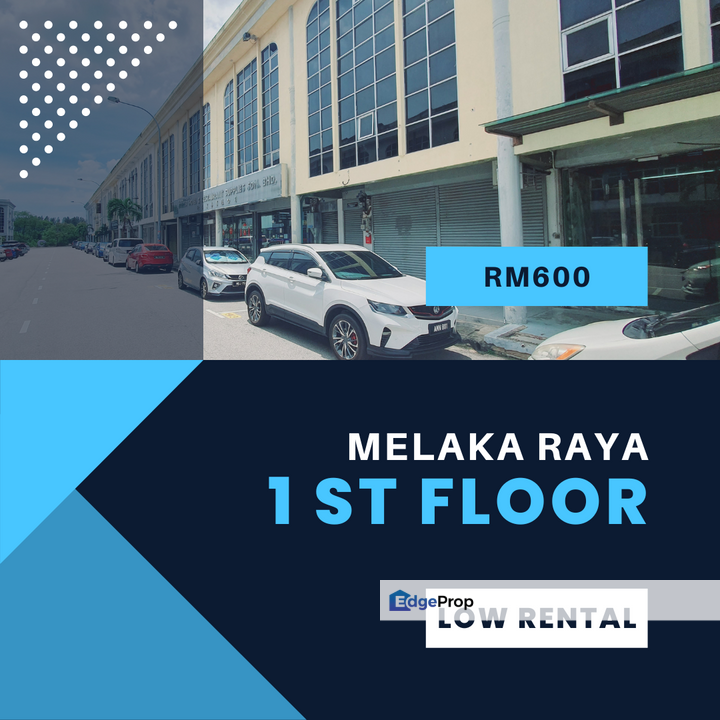 Very Low Rental Price 1st Floor Shop Office Melaka Raya, Melaka, Melaka Raya