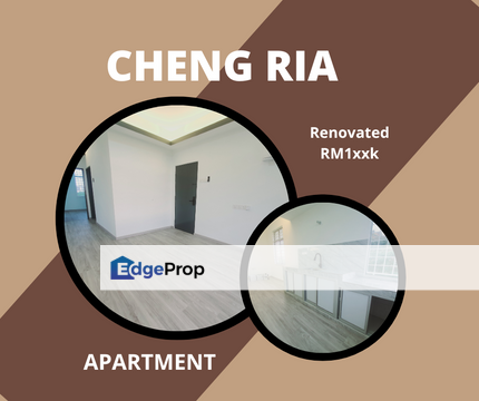 Fully New Renovated 100% Full Loan Cheng Ria Apartment Malim, Melaka, Cheng