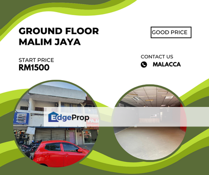 Ground Floor Main Road Malim Jaya Batu Berendam, Melaka, Batu Berendam