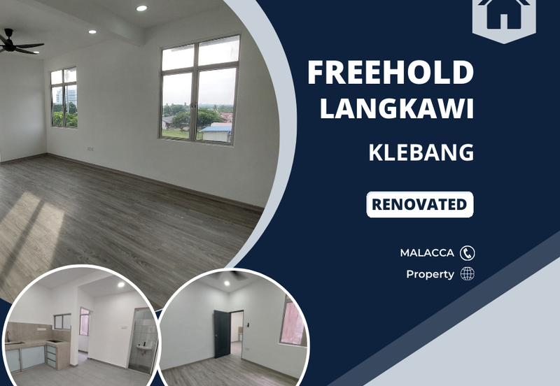 Fully Renovated Freehold 100% Full Loan Langkawi Apartment Klebang