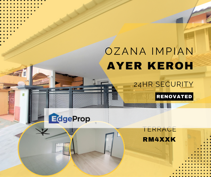 24hr Security Fully Renovated 2 Sty Terrace Ozana Impian Ayer Keroh , Melaka, Ayer Keroh
