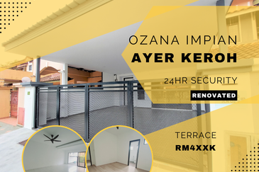 24hr Security Fully Renovated 2 Sty Terrace Ozana Impian Ayer Keroh 