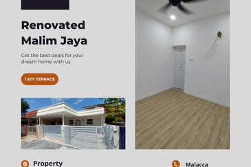 1 Sty Terrace House Malim Jaya Bachang