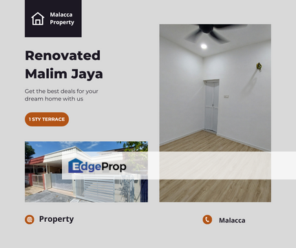 1 Sty Terrace House Malim Jaya Bachang, Melaka, Melaka Tengah