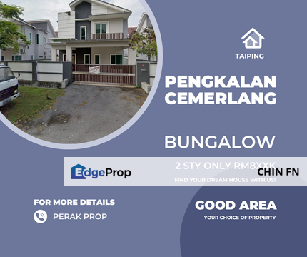 New Nobody Stay Before 2 Sty Bungalow Pengkalan Cemerlang Taiping Perak, Perak, Taiping