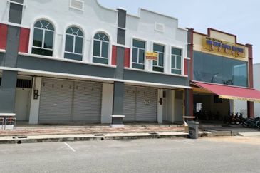 Low Rental Price 1st Floor Shop Office Lesung Batu Jaya Alor Gajah