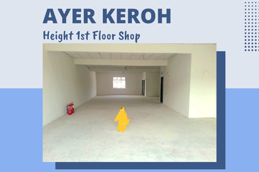 Big 1800 sq.ft 1st Floor Office Ayer Keroh Height Bukit Beruang MMU
