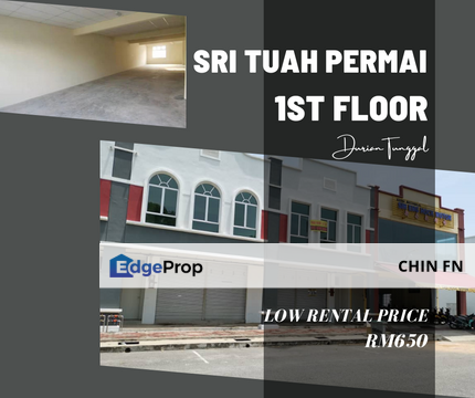 Low Price 1st Floor Shop Office Seri Tuah Permai UTeM Durian Tunggal Melaka, Melaka, Durian Tunggal