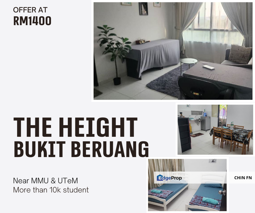 Not Bad Condo Swimming Pool The Height Residence MMU Bukit Beruang Melaka, Melaka, Ayer Keroh