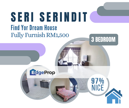 Fully Furnish Residensi Seri Serindit Bukit Baru GH Hospital Manipal Melaka, Melaka, Bukit Serindit