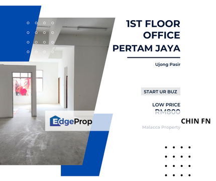 Face Main Road 1st Floor Good Price Prime Area Pertam Jaya Ujong Pasir Melaka, Melaka, Ujong Pasir