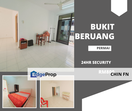 Low Rental Furnish 24hr Guard Swimming Pool Bukit Beruang Permai MMU Melaka, Melaka, Melaka Tengah