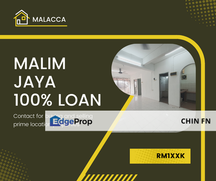 100% Full Loan Lower Floor Fully Tile Malim Jaya Batu Berendam Melaka, Melaka, Melaka Tengah