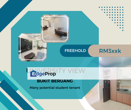 Freehold High Density Student Population Bukit Beruang Bestari UV MMU Melaka, Melaka, Bukit Beruang