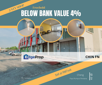 Below Value 4% Freehold Face Main Road Paya Rumput Perdana Cheng Melaka, Melaka, Cheng