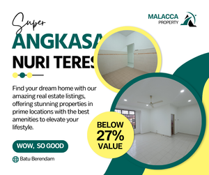 Below Value 27 Cash Back Rm110k Teres Angkasa Nuri Ctrm Batu Berendam