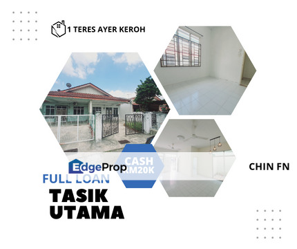 Cash Back RM20K LPPSA Full Loan 100% Teres Tasik Utama Ayer Keroh Melaka, Melaka, Ayer Keroh