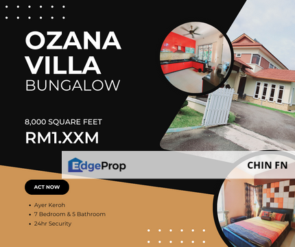 Super Grand 24hr Security 7 Room 2 Sty Bungalow Ozana Villa Ayer Keroh Melaka, Melaka, Ayer Keroh