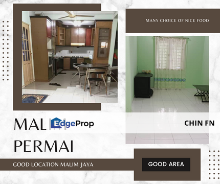 Good Area 2 Sty Terrace House Malim Permai Jaya Batu Berendam Melaka, Melaka, Melaka Tengah