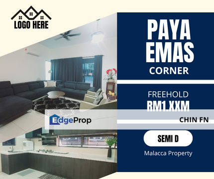 24hr Security CCTV Nice Interior Freehold Corner Semi D Paya Emas Melaka, Melaka, Cheng