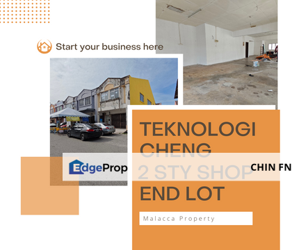 End Lot 2 Sty Shop Teknologi Cheng nr Factory Industrial Batu Berendam Melaka, Melaka, Cheng