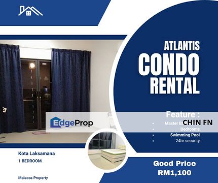 Nice Good Condo Atlantis Residence with 24hr Security Swimming Pool Melaka, Melaka, Melaka Tengah