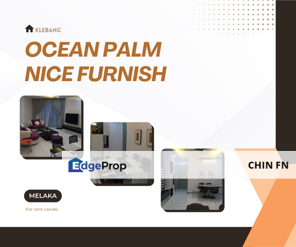 Great Fully Furnish 24hr Guard Ocean Palm Swimming Pool Klebang Melaka, Melaka, Klebang