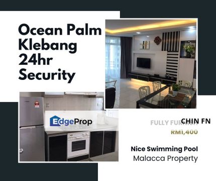 Great Fully Furnish 24hr Guard Ocean Palm Swimming Pool Klebang Melaka, Melaka, Melaka Tengah