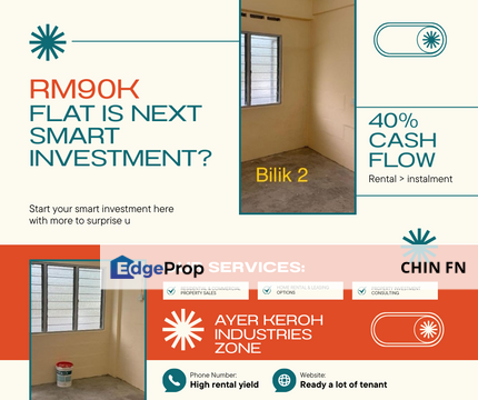 Cash Flow 40% Rental > Instalment Murni Ayer Keroh Industries Zone Melaka, Melaka, Melaka Tengah