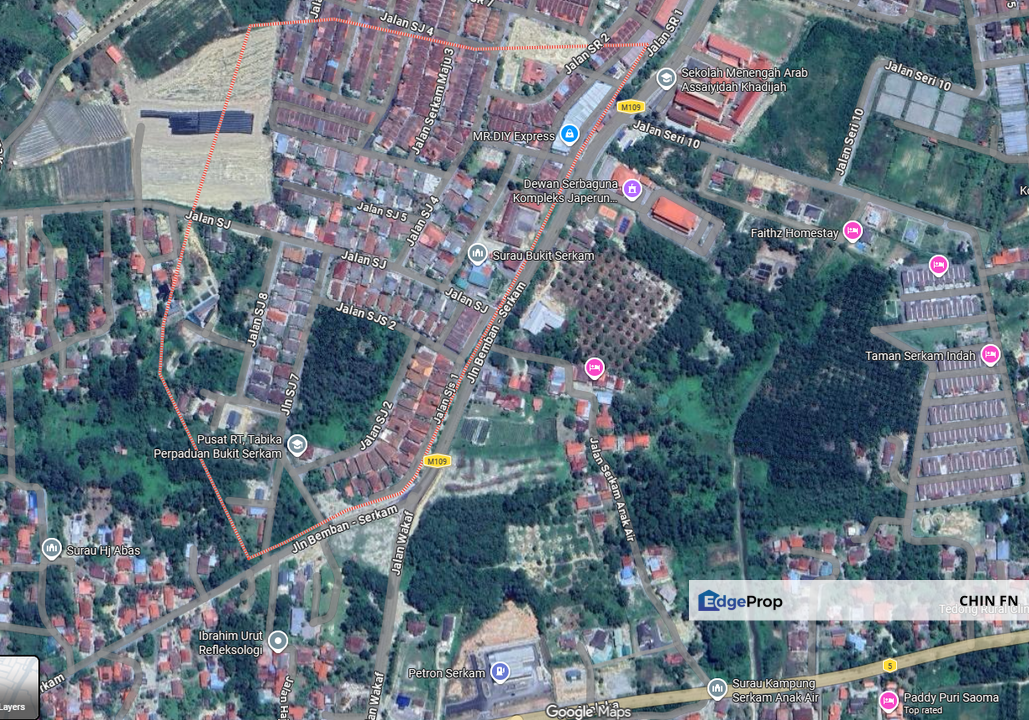 Freehold Below Value RM252K Housing Commercial Development Serkam, Melaka, 