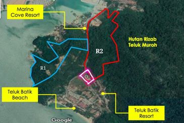 Teluk Batik - residential resort land (28.56ac)