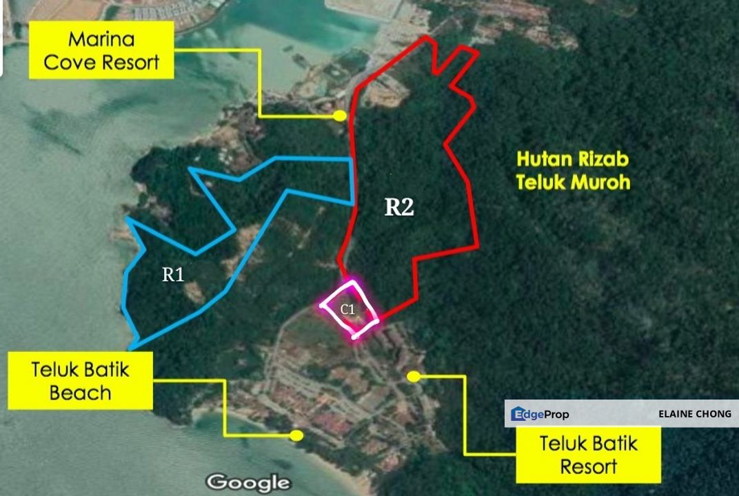 Teluk Batik-residential 70.86ac, commercial 5.36ac, Perak, Lumut