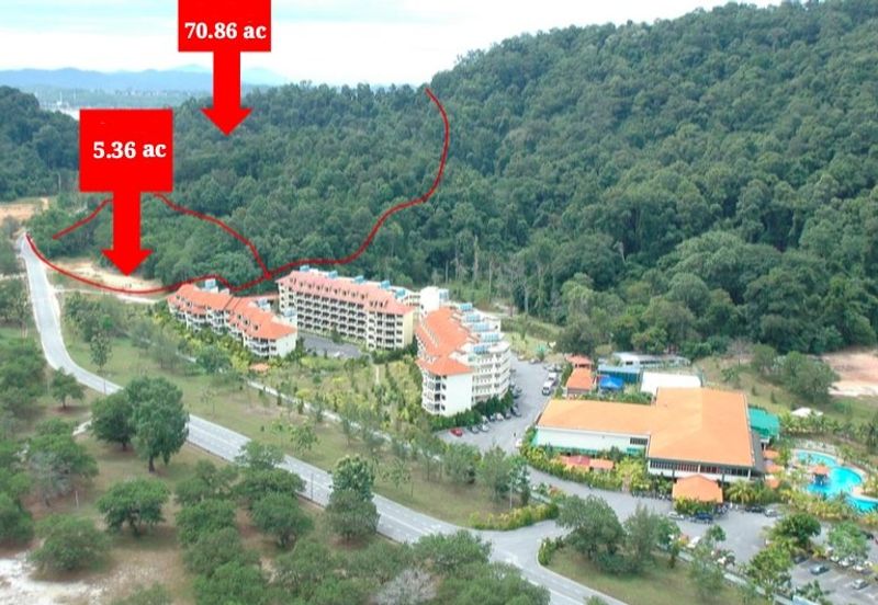 Teluk Batik-residential 70.86ac, commercial 5.36ac