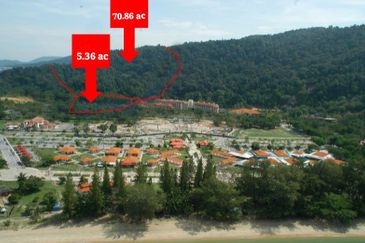 Teluk Batik-residential 70.86ac, commercial 5.36ac
